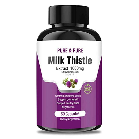 Milk Thistle 1000mg Herbal Supplement Soft gel