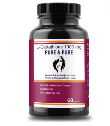 L-Glutathione for skin with Vitamin C, E, 60 tab